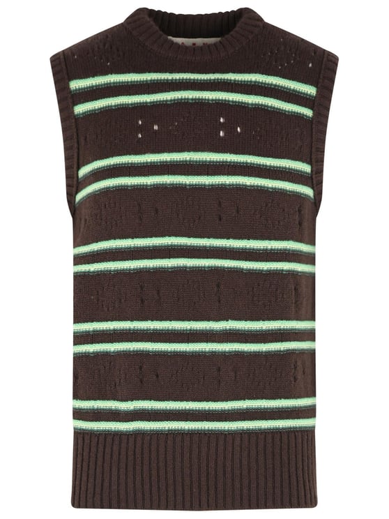 Marni Brown Cashmere Vest