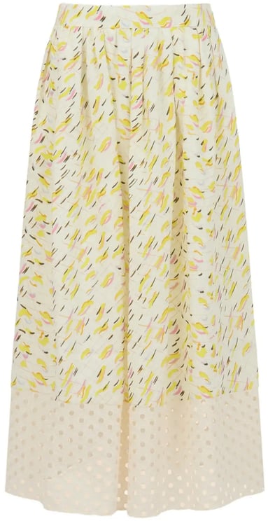 Marni Skirt Yellow Multi Color