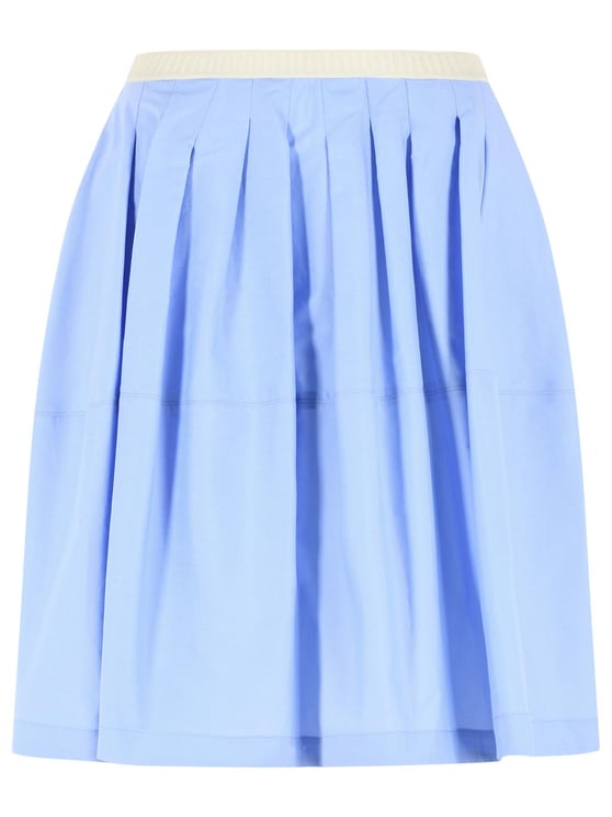 Marni Blue Iris Cotton Skirt