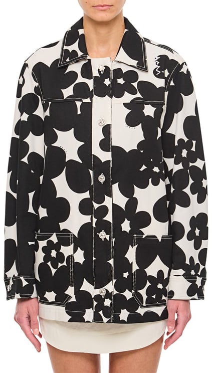 Marni Cotton Gabardine Workwear Jacket