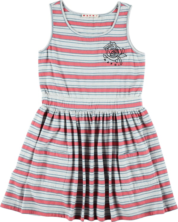 Marni Stripes Dress Grigio