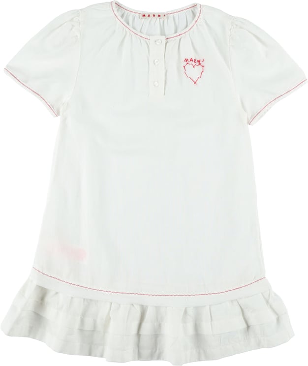 Marni Lino Dress Bianco