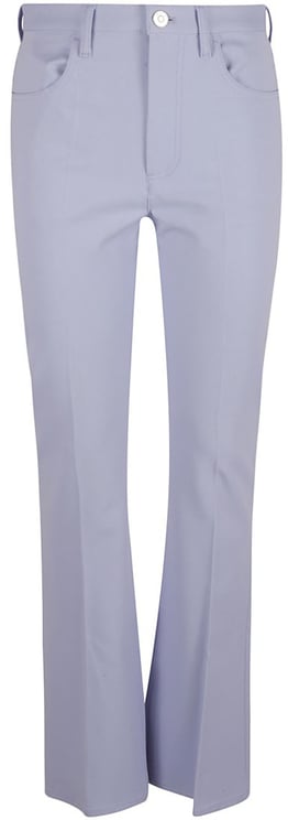 Marni Fitted Flared Trousers With Classic Pockets