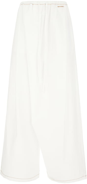 Marni Marni White poplin wide-leg