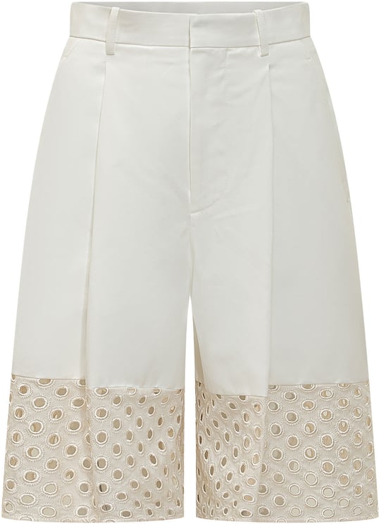 Marni Bermuda Sartoriali con Inserto in Pizzo Sangallo