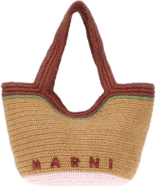 Marni Marni Rafia hobo Seaside handbag