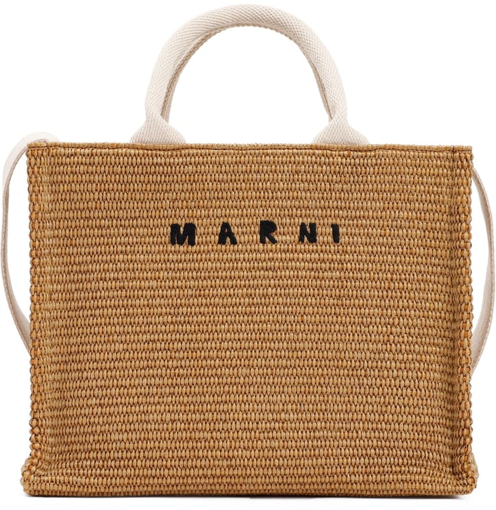 Marni Marni Raffia East-West Tote Bag