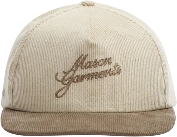 Mason Garments Mason Garments Cap Bicolore Petten Taupe Acc-27