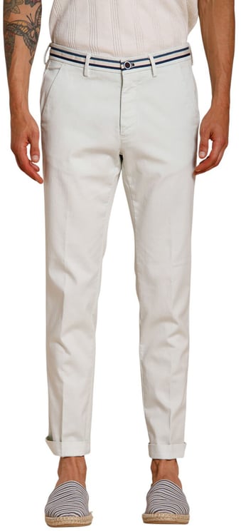Mason's Chino Torino summer vert d'eau ganse crème bleu Masons Homme 9PN2R 2863N1 NBE098 417