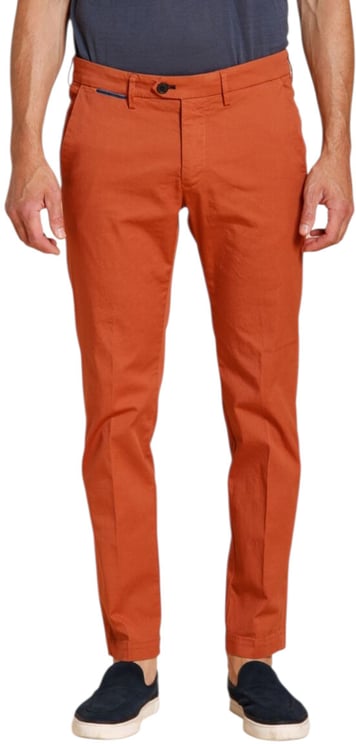Mason's Chino Torino Super ocean terracota Masons Homme 9PN2R 9673N1 ME303 418