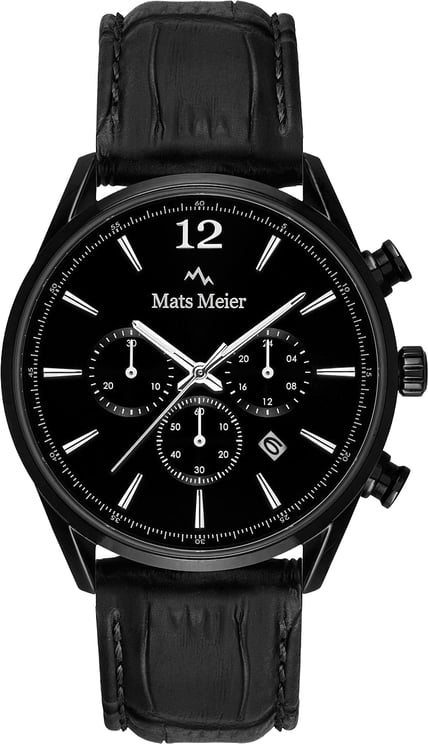 Mats Meier Mats Meier Grand Cornier - Horloge - Zwart