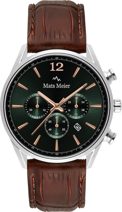 Mats Meier Mats Meier Grand Cornier - Horloge - Donkergroen