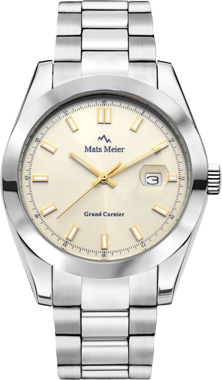 Mats Meier Mats Meier Grand Cornier - Horloge - Crème