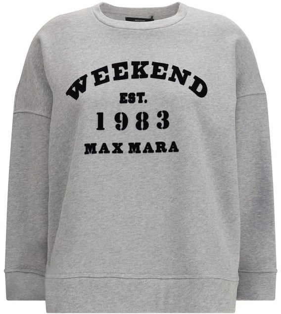 Max Mara Max Mara Gray Cotton Sweatshirt