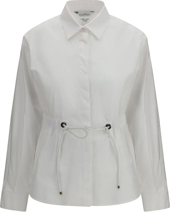 Max Mara Max Mara White Cotton Dress Shirt