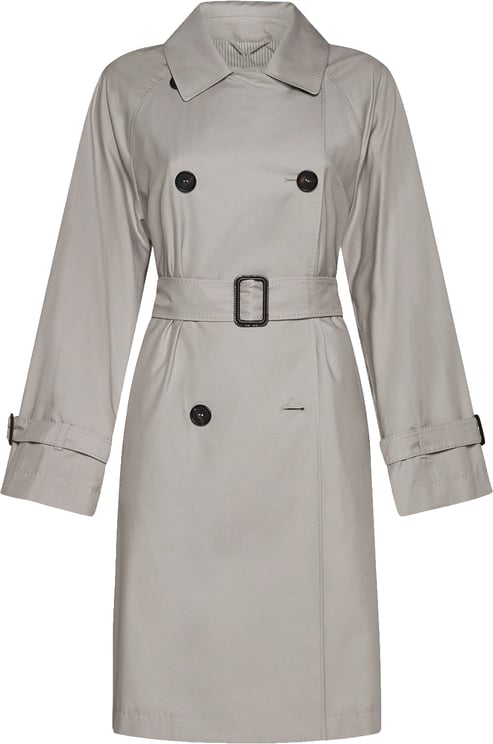 Max Mara Max Mara The Cube Blend Cotton Trench Coat