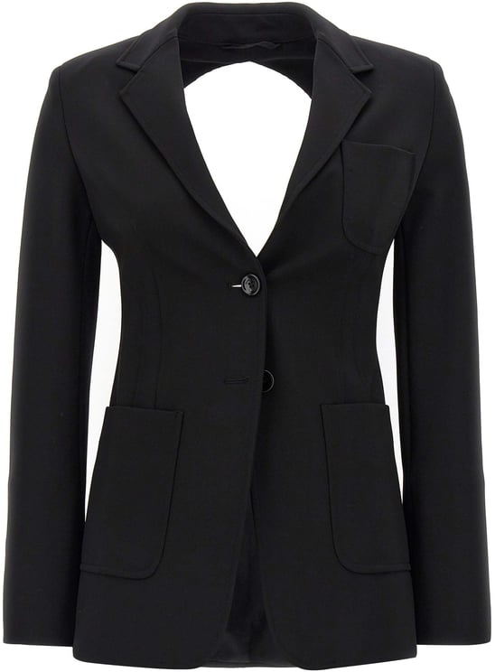 Max Mara Max Mara Black Viscose Blazer