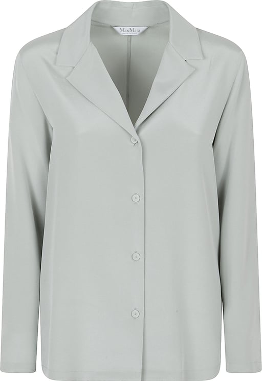 Max Mara Adjustable Volume Silk Crêpe De Chine Shirt