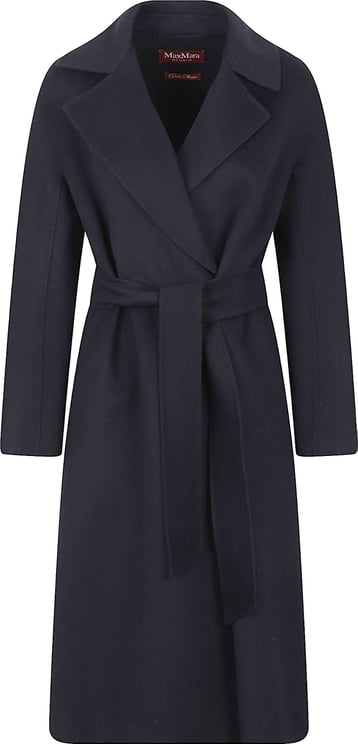 Max Mara Long Wrap Coat With Matching Belt