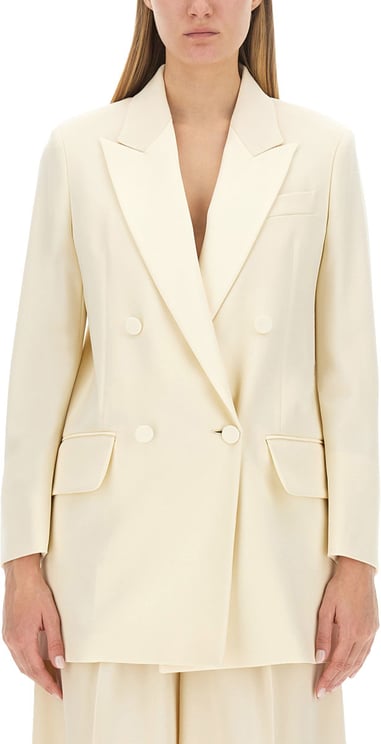 Max Mara Relaxed Fit Oversized Wool Blend Jacket