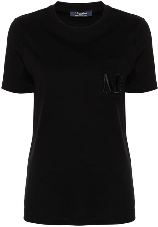 Max Mara Tshirt Short Sleeves Black
