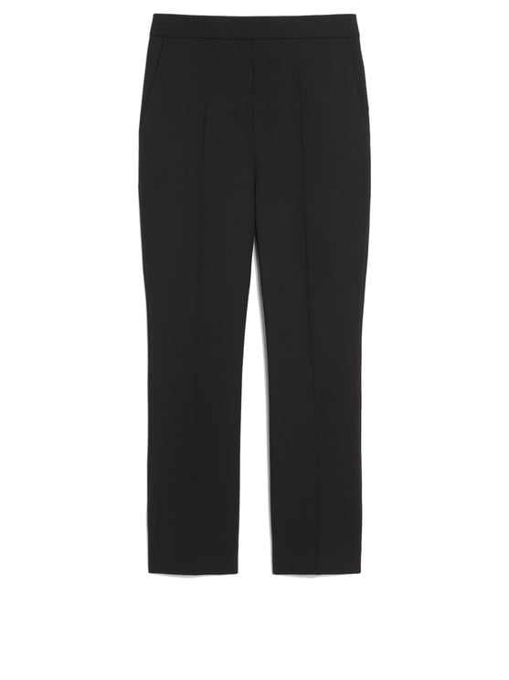 Max Mara Pure Wool Crêpe Slim Fit Trousers
