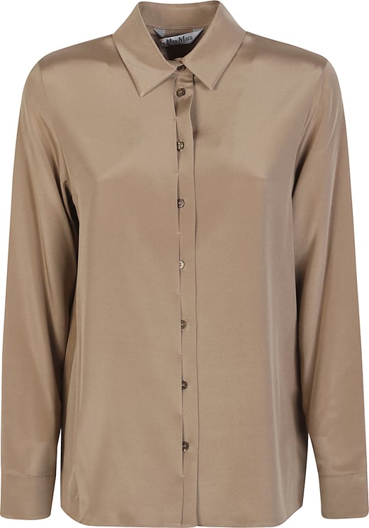 Max Mara Avion Long Sleeve Shirt Brown