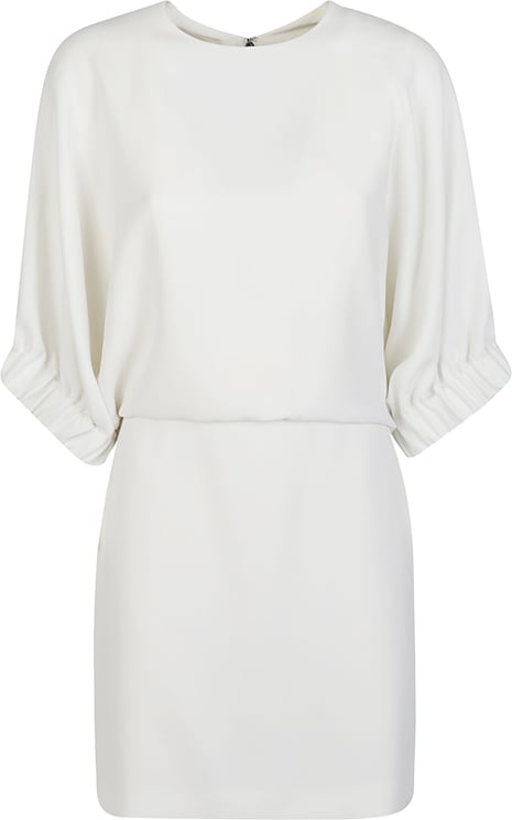 Max Mara Rum 3/4 Sleeves Dress White