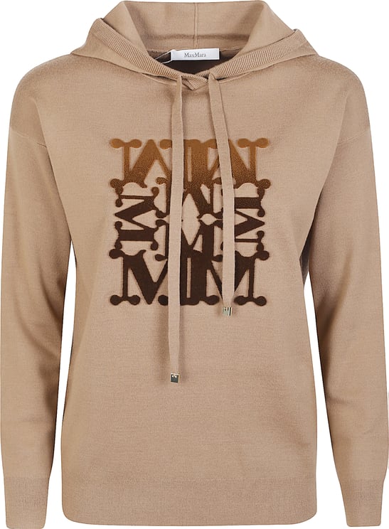 Max Mara Taddeo Hooded Sweater Brown