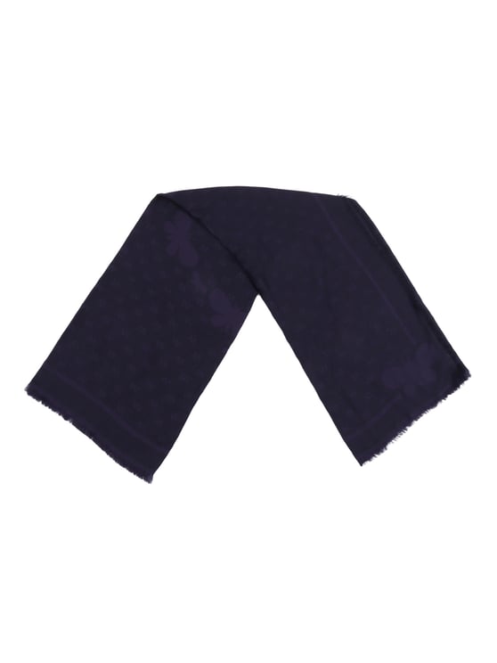Max Mara Large Rectangular Shawl With Fringed Edges