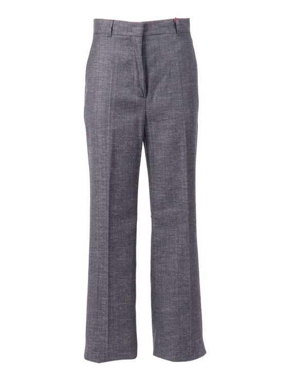 Max Mara Tailored Deep Blue Straight Leg Eziana Pants