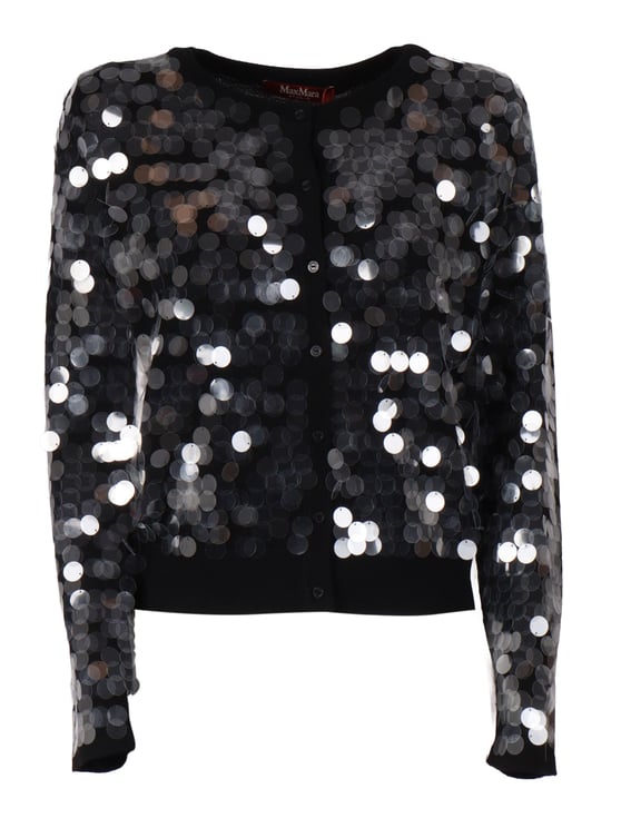 Max Mara Long-Sleeved Virgin Wool Cardigan With Minimalist Design