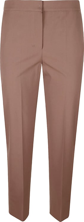 Max Mara Tailored Straight-Leg Pants With Mid-Rise Waist And Pleats