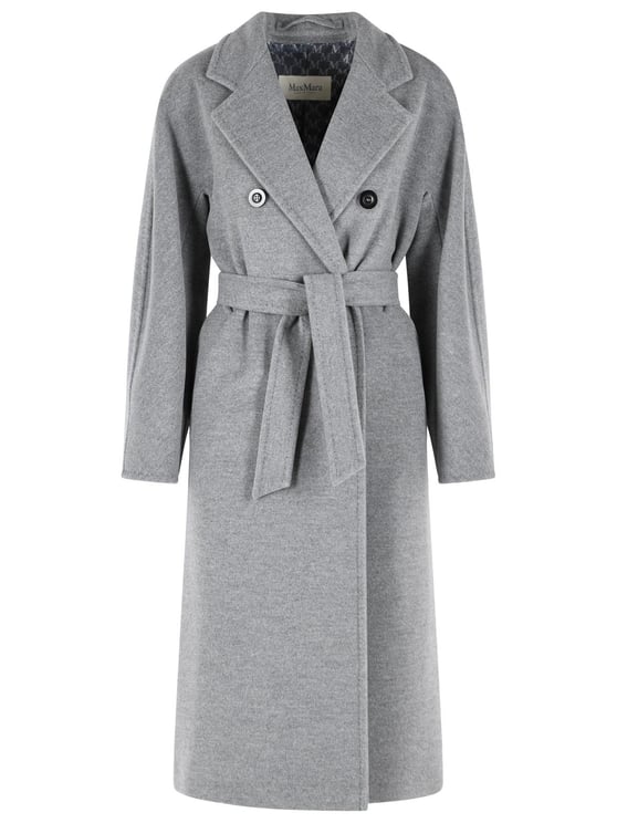 Max Mara 'Madame' Virgin Wool And Grey Cashmere Coat