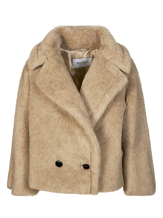Max Mara Cambusa Plush Double Breasted Jacket