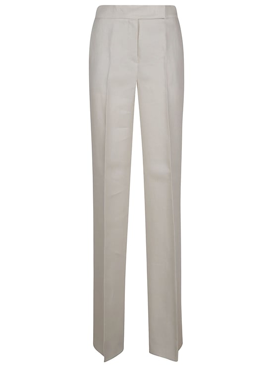 Max Mara Badesse Pleated Straight-Leg Trousers