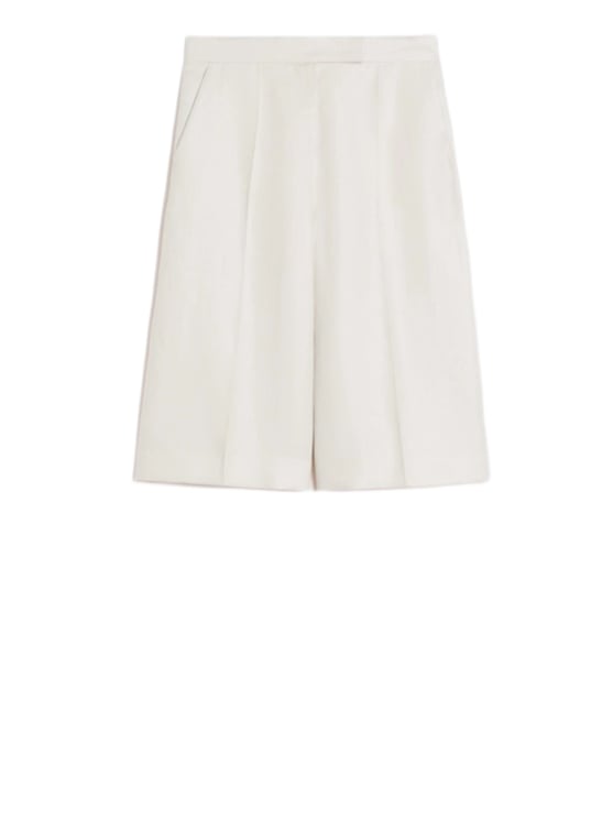 Max Mara Regular-Fit Linen Bermuda Shorts