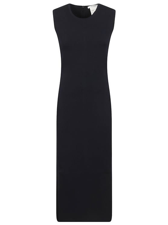 Max Mara Ankle-Length Fitted Knitted Viscose Dress