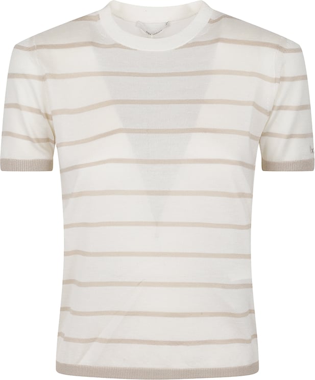 Max Mara Mxpfavetta Short Sleeve Sweater White