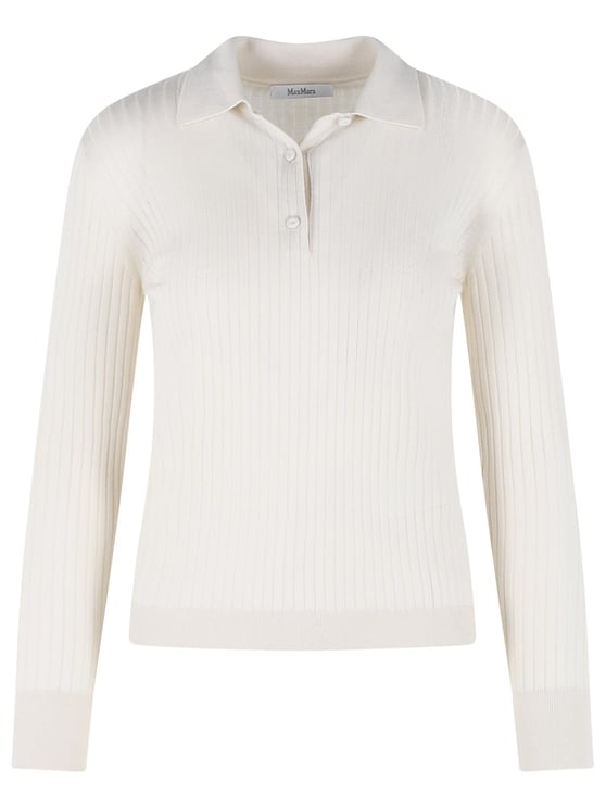 Max Mara 'Gitano' Ivory Cashmere And Silk Sweater
