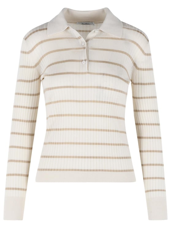 Max Mara 'Gitano' Ivory Cashmere And Silk Sweater