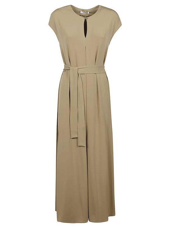 Max Mara Midi-length Dress with Keyhole Detail