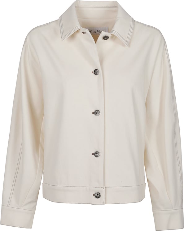 Max Mara Mxpnettare Shirt Jacket White
