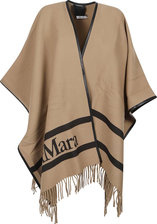 Max Mara Mxaaris Poncho Brown