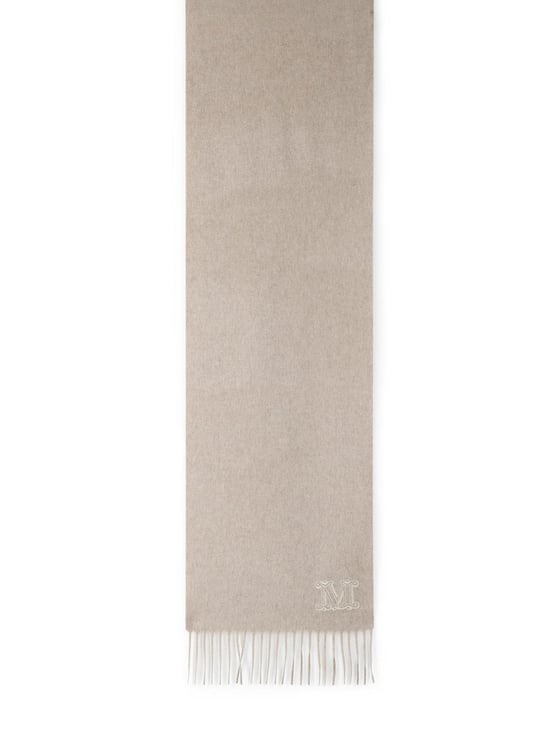 Max Mara 'Wsdalia' Sand Cashmere Scarf