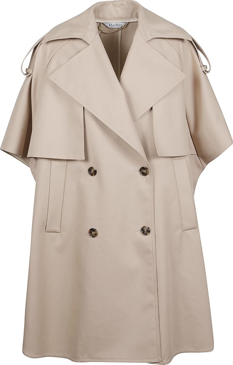 Max Mara Beige Short Trench Coat