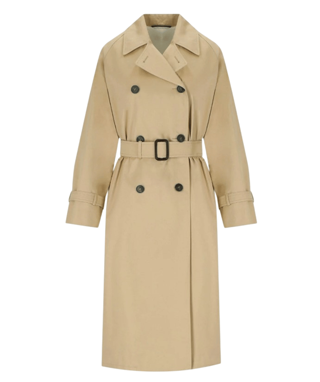 Max Mara Ninfa Cotton Gabardine Trench Coat