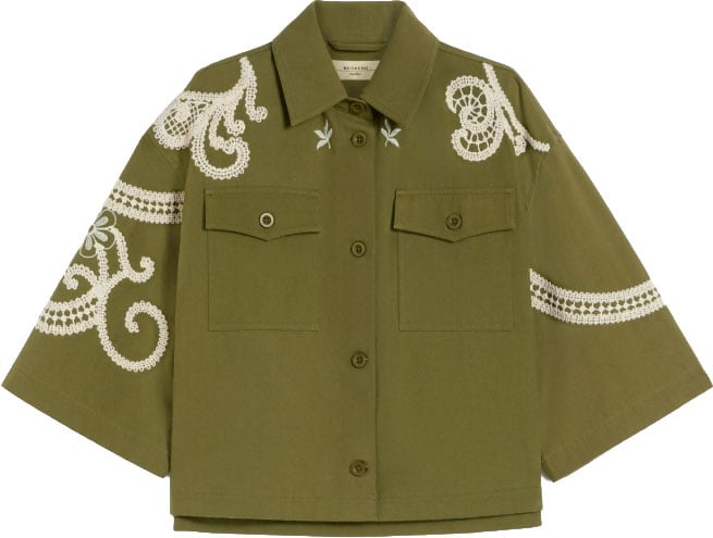 Max Mara Jackets Green