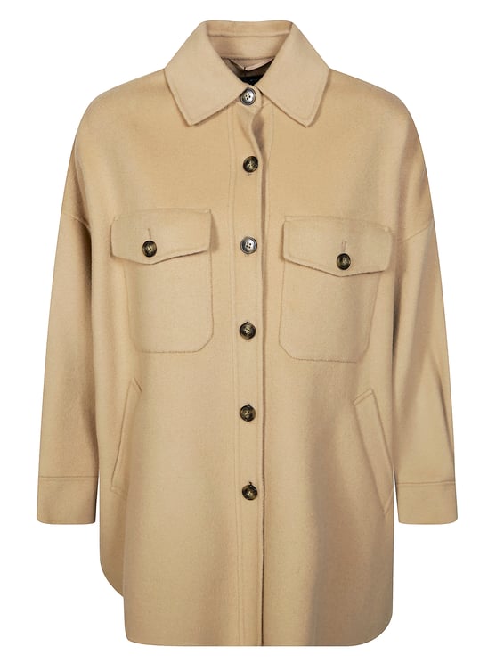 Max Mara Laser Loose Fit Flap Pocket Jacket