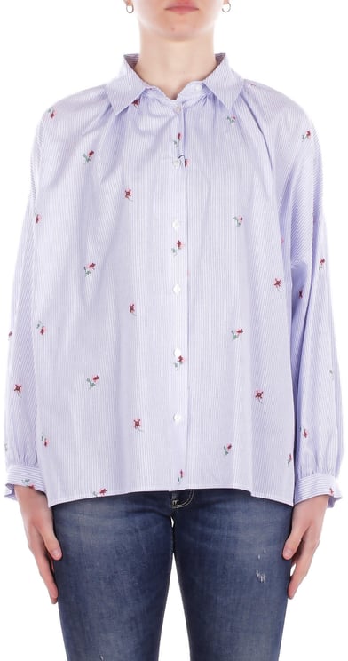 Max Mara Shirts Riga Celeste
